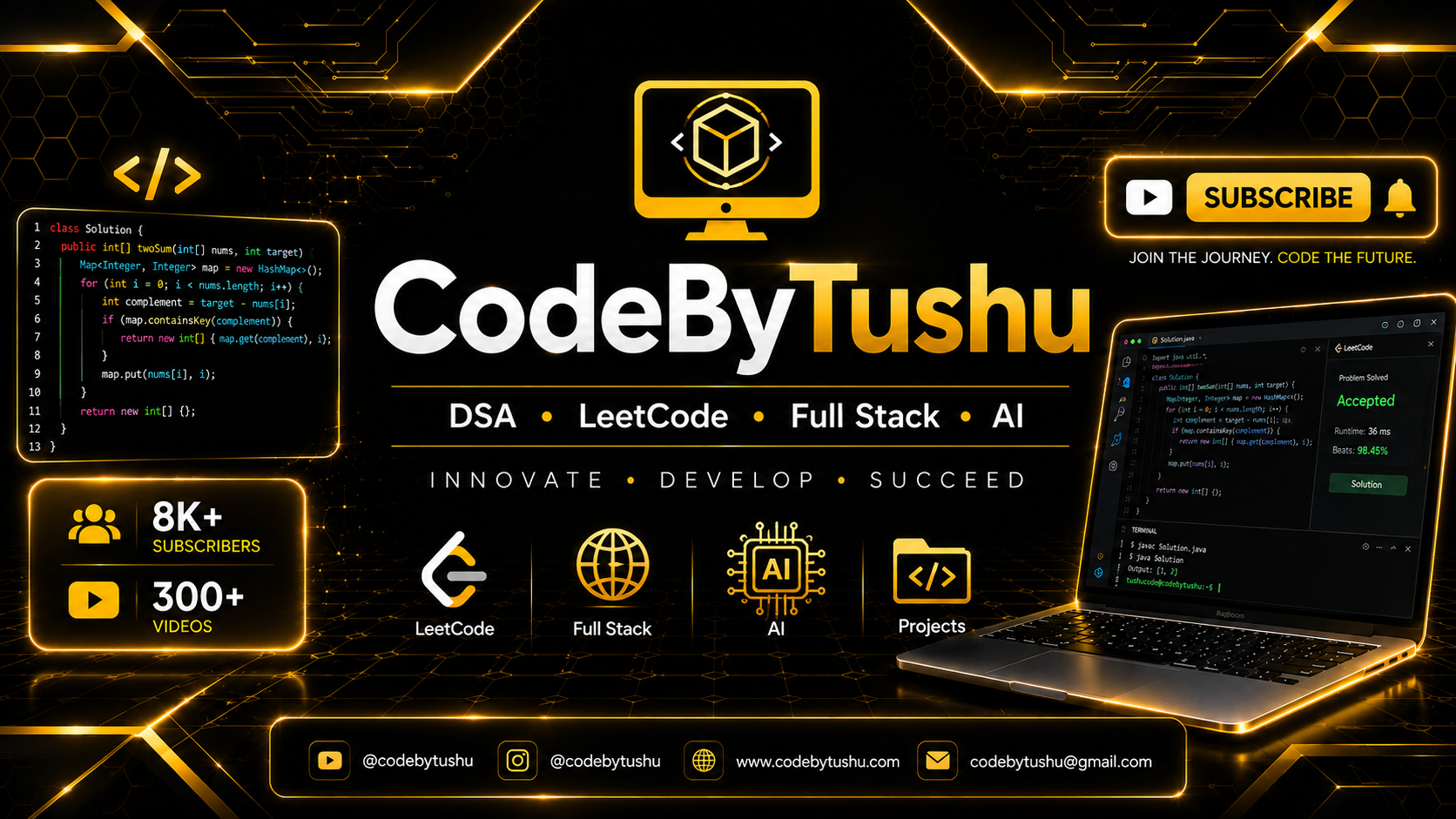 CodeByTushu YouTube Channel